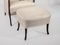 Highback Lounge Chairs and Footstool by Umberto Asnago, 1980, Set of 3 12