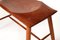 Mahogany Turned and Carved Rectangular Stool by Michael Rozell 3