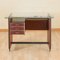 Desk Burgundy from Umberto Mascagni, 1950s 1