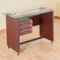 Desk Burgundy from Umberto Mascagni, 1950s 3