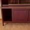 Bouble-Bodied Sideboard Upholstered in Burgundy Leatherette Burgundy, 1950s 8