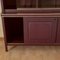 Bouble-Bodied Sideboard Upholstered in Burgundy Leatherette Burgundy, 1950s 20