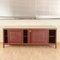 Sideboard Upholstered in Burgundy Vilpelle from Umberto Mascagni, Italy, 1900s 4