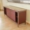 Sideboard Upholstered in Burgundy Vilpelle from Umberto Mascagni, Italy, 1900s 3