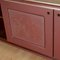 Sideboard Upholstered in Burgundy Vilpelle from Umberto Mascagni, Italy, 1900s 7