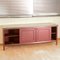 Sideboard Upholstered in Burgundy Vilpelle from Umberto Mascagni, Italy, 1900s, Image 20