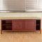 Sideboard Upholstered in Burgundy Vilpelle from Umberto Mascagni, Italy, 1900s 21