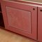 Sideboard Upholstered in Burgundy Vilpelle from Umberto Mascagni, Italy, 1900s 11