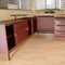 Burgundy L-Shaped Writing Desk from Umberto Mascagni, 1950s 27