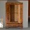 Early 20th century Cabinet with Beveled Mirror Veneered in Walnut, Italy 2