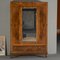 Early 20th century Cabinet with Beveled Mirror Veneered in Walnut, Italy 1