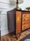 Italian Art Deco Walnut Burl & Brass Sideboard, 1940s, Image 8