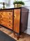 Italian Art Deco Walnut Burl & Brass Sideboard, 1940s, Image 7