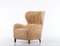 Fauteuil en Peau de Mouton, Danemark, 1940s 4