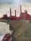 Tardelli, paisaje, siglo XX, pintura al óleo sobre tabla, enmarcado, Imagen 3