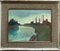 Tardelli, paisaje, siglo XX, pintura al óleo sobre tabla, enmarcado, Imagen 1