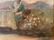 V. Zolla, mujer a la mesa, siglo XIX, óleo sobre cartón, Imagen 5