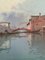 Aldo Marangoni, Venecia, años 70, óleo sobre lienzo, enmarcado, Imagen 4