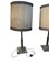 Vintage Empire Style Table Lamps in Metal on Marble Bases, 1950s, Set of 2 4