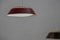 Vintage Black and Red Pendant Lights, Set or 2 7