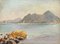Italo Cenni, Lago Maggiore, fine XIX secolo, Olio su cartone, Immagine 1