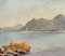 Italo Cenni, Lago Maggiore, de finales del siglo XIX, óleo sobre cartón, Imagen 2