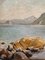 Italo Cenni, Lago Maggiore, de finales del siglo XIX, óleo sobre cartón, Imagen 5
