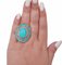 Turquoise, Diamonds, Rose Gold and Silver Ring 4