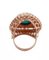 Turquoise, Diamonds, Rose Gold and Silver Ring, Image 3