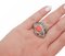 Coral, Rubies, Diamonds, Rose Gold and Silver Snake Ring 6
