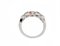Moderner Ring aus 18 Karat Weißgold mit mehrfarbigen Saphiren, Diamanten 2
