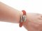 Coral, Rubies, Diamonds, Rose Gold and Silver Snake Bracelet, Image 4