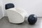 Set of Italian Rocking Armchair with Ottoman from Baleri Italia, Image 2