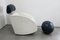 Set of Italian Rocking Armchair with Ottoman from Baleri Italia, Image 1