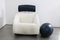 Italienischer Schaukelsessel mit Fußhocker von Baleri Italia, 2 . Set 6