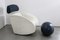 Italienischer Schaukelsessel mit Fußhocker von Baleri Italia, 2 . Set 7