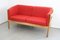 2-Seater Sofa and Armchairs in Oak and Teak from FDB Mobler, Denmark, 1980s, Set of 3, Image 2