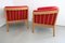 2-Seater Sofa and Armchairs in Oak and Teak from FDB Mobler, Denmark, 1980s, Set of 3, Image 4