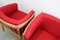 2-Seater Sofa and Armchairs in Oak and Teak from FDB Mobler, Denmark, 1980s, Set of 3, Image 10