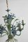 Lámpara de araña florentina Hollywood Regency, Italia, años 70, Imagen 3