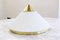 Space Age Cone Lamp in Glass and Brass from Limburg 4
