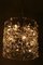 Lampada da soffitto in cristallo di Kinkeldey, anni '70, Immagine 3