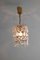 Lampada da soffitto in cristallo di Palwa, anni '60, Immagine 2