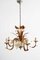 Florentine Hollywood Regency Chandelier, Italy 1