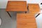 Tables Gigognes Mid-Century en Teck de PBJ Mobler, Danemark, 1970s, Set de 3 3