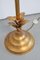 Hollywood Regency Goldene Kristall-Stehlampe 8