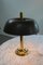 Lámpara de mesa modelo 7377 Mushroom de latón de Hillebrand, años 70, Imagen 3