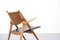 Mid-Century CH28 Sawbuck Chair by Hans Wegner for Carl Hansen, Image 7