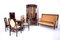 Living Room Set by Ludwig Alter Darmstadt Jugendstil, 1908, Set of 7, Image 4