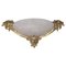 French Art Deco White Alabaster and Bronze Sconce, 1970s, Image 1